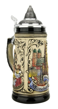 Munich Marienplatz Oktoberfest German Beer Stein 11 Munich Marienplatz Oktoberfest German Beer Stein -Beer Stein Store Munich Oktoberfest German Stein 0.5 Liter ZB13030111 LA SM 27355.1676413547