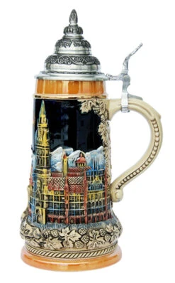 Munich Panorama Beer Stein 7 Munich Panorama Beer Stein -Beer Stein Store Munich Panorama Beer Stein K1120 RS SM 65781.1395936776