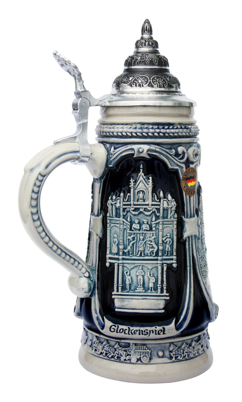Portraits Of Munich Beer Stein | Cobalt 4 Portraits Of Munich Beer Stein | Cobalt - Image 2