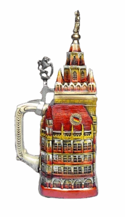 Munich Town Hall 3D Beer Stein 7 Munich Town Hall 3D Beer Stein -Beer Stein Store Munich Town Hall 3D Beer Stein K155 LS SM 13950.1395866154