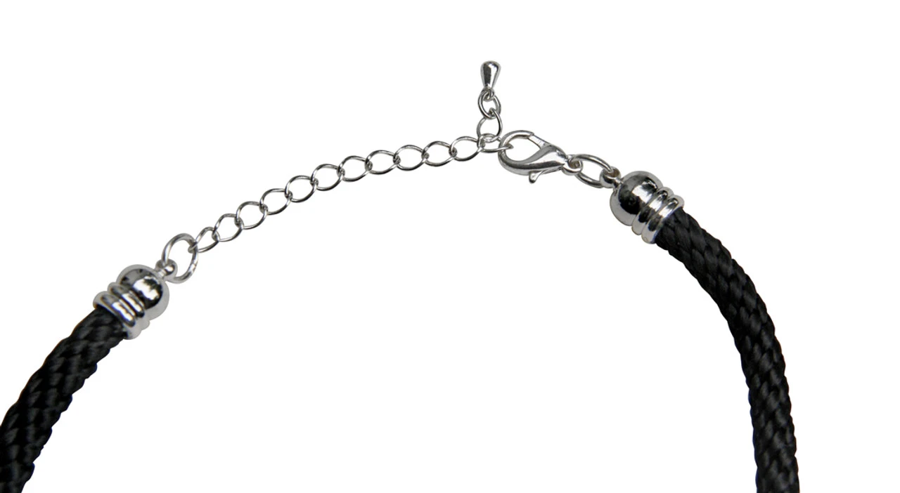 Pretzel With Heart German Pewter Dirndl Necklace 5 Pretzel With Heart German Pewter Dirndl Necklace - Image 3