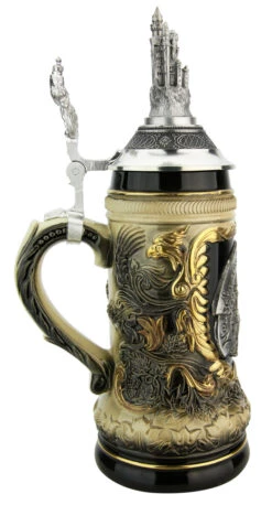 Neuschwanstein Beer Stein With Castle Lid 10 Neuschwanstein Beer Stein With Castle Lid -Beer Stein Store Neuschwanstein Beer Stein with Castle Lid ZB14239007 LS SM 85086.1611517240