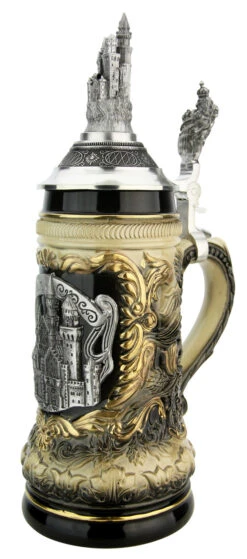Neuschwanstein Beer Stein With Castle Lid 13 Neuschwanstein Beer Stein With Castle Lid -Beer Stein Store Neuschwanstein Beer Stein with Castle Lid ZB14239007 RA SM 15378.1611517209