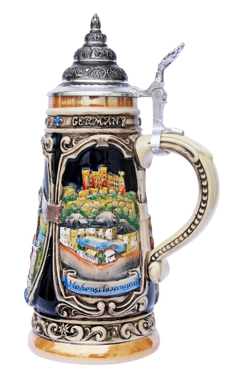 Neuschwanstein And Hohenschwangau Castle Beer Stein 5 Neuschwanstein And Hohenschwangau Castle Beer Stein - Image 3