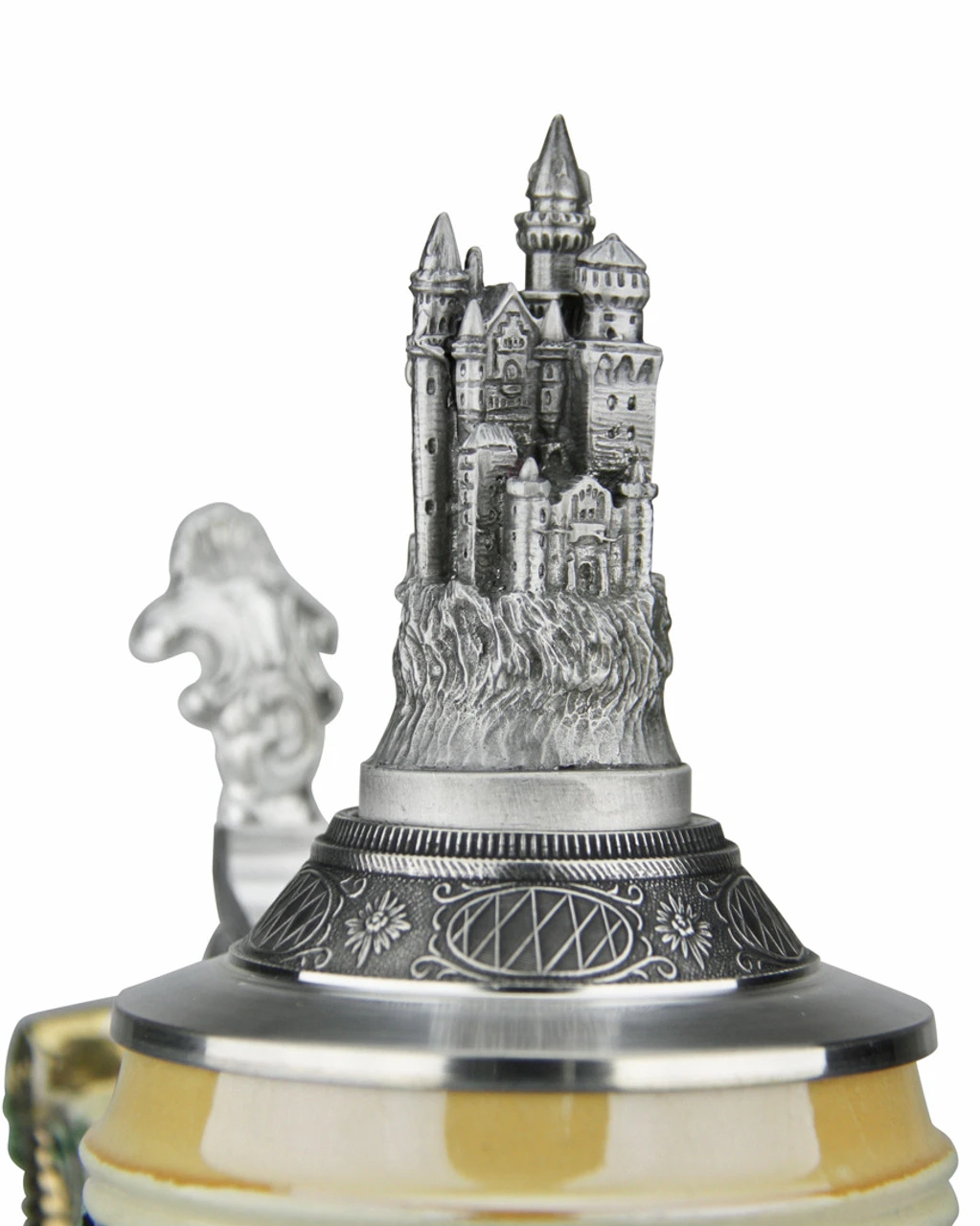 Neuschwanstein And King Ludwig Castle 3D Beer Stein With Castle Lid 9 Neuschwanstein And King Ludwig Castle 3D Beer Stein With Castle Lid - Image 7