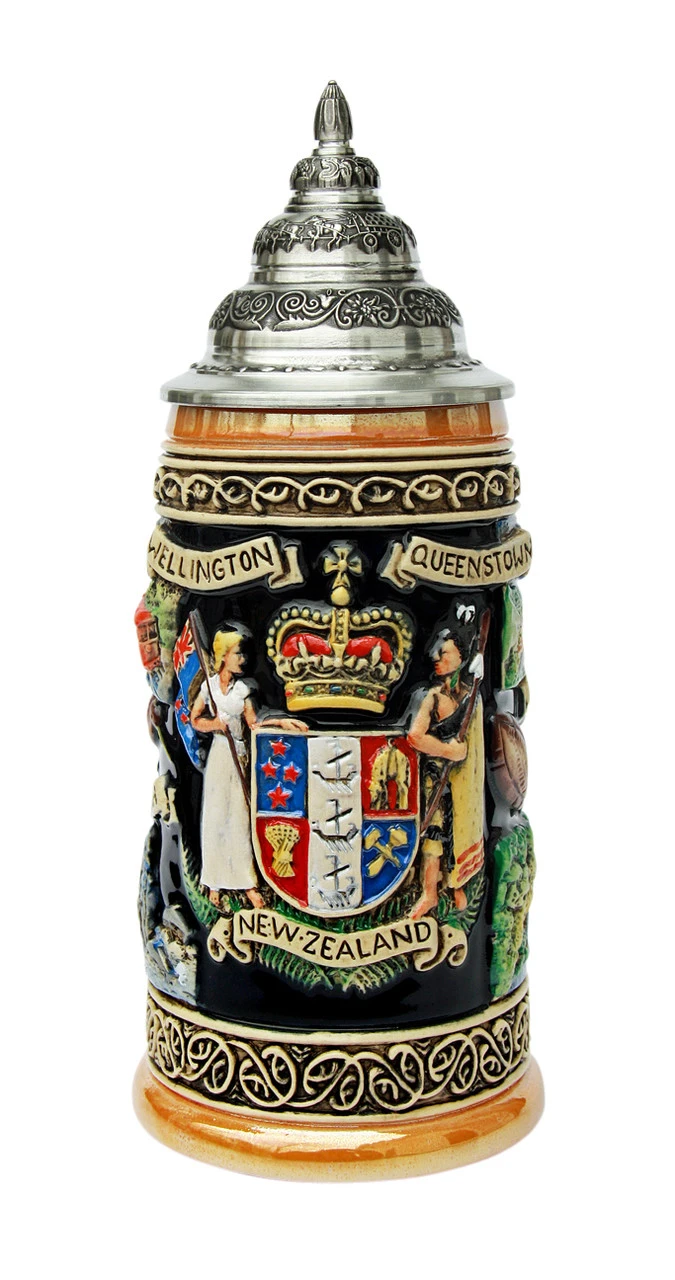 New Zealand Beer Stein 3 New Zealand Beer Stein