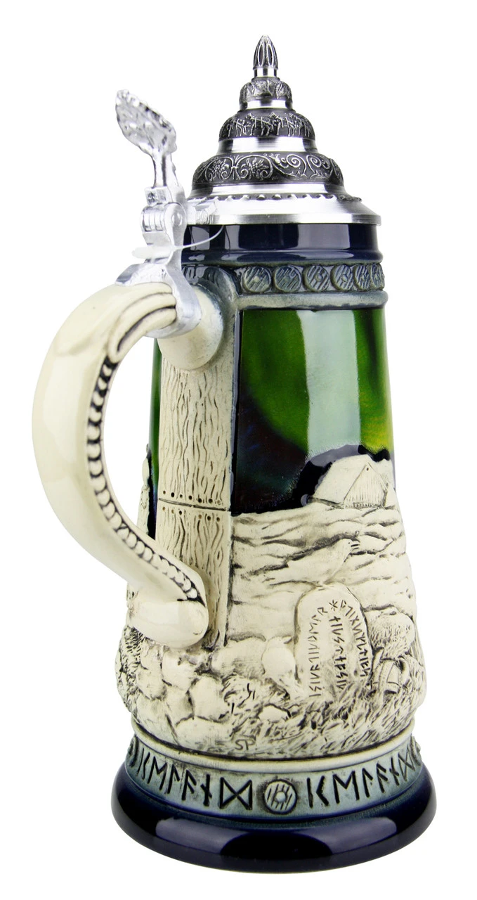 Northern Lights Viking Beer Stein 5 Northern Lights Viking Beer Stein - Image 3