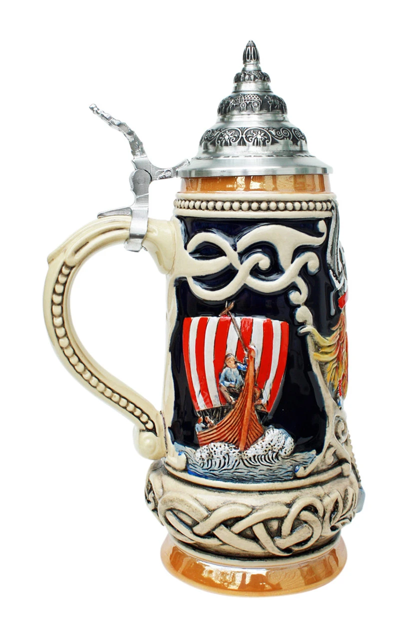 Norway Viking Beer Stein 4 Norway Viking Beer Stein - Image 2
