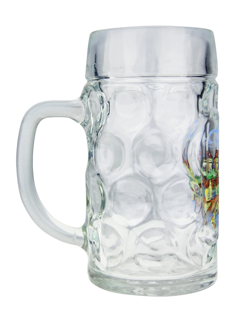 Nurnberg Dimpled Oktoberfest Glass Beer Mug 0.5 Liter 5 Nurnberg Dimpled Oktoberfest Glass Beer Mug 0.5 Liter - Image 3