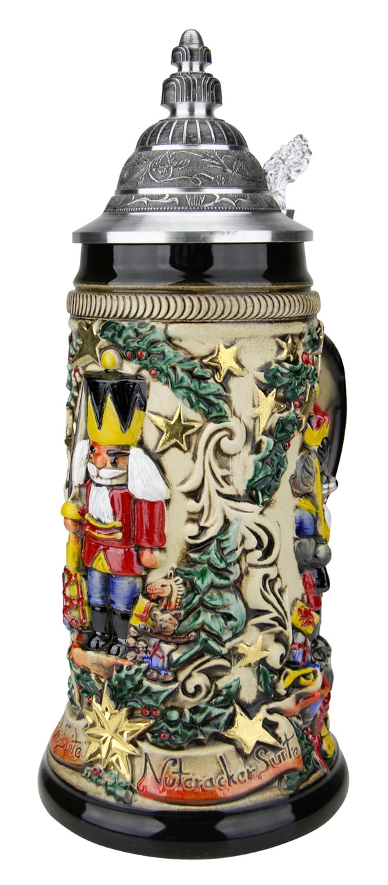 Nutcracker Suite Christmas Beer Stein Rustic 7 Nutcracker Suite Christmas Beer Stein Rustic - Image 5