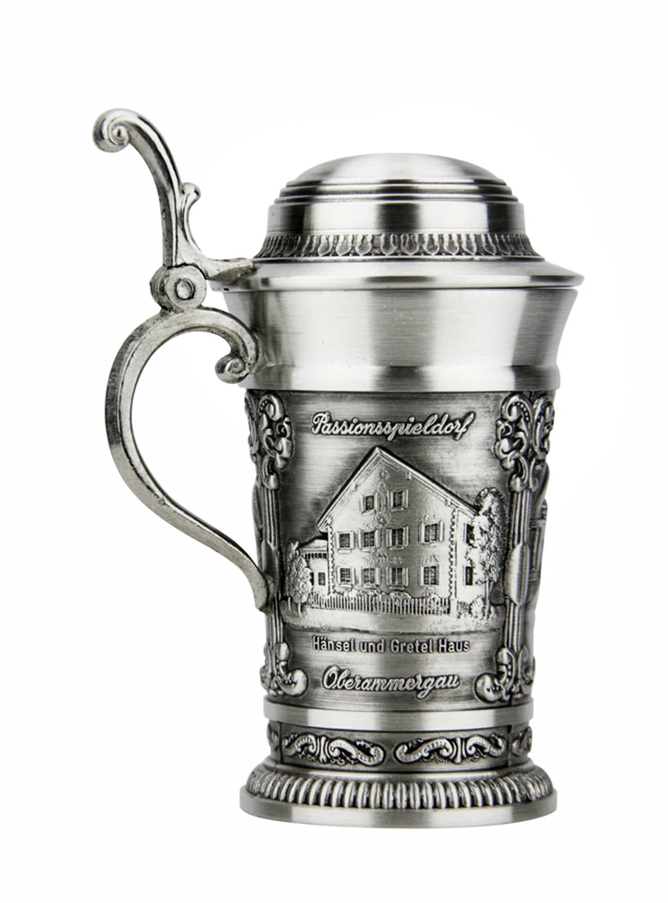 Oberammergau Schnapps Pewter Mini Stein | 1.5 Oz 5 Oberammergau Schnapps Pewter Mini Stein | 1.5 Oz - Image 3