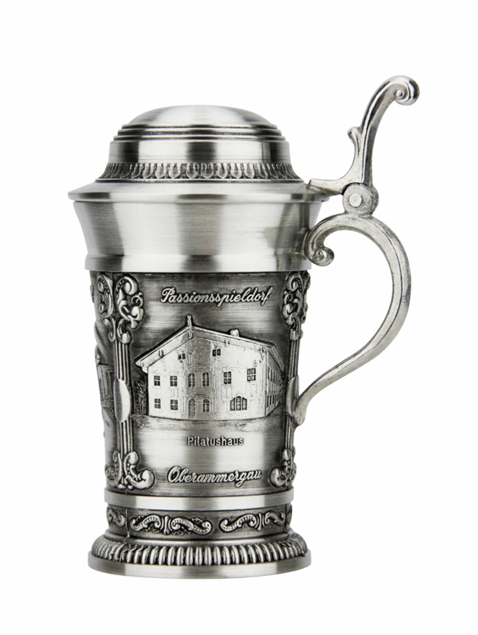 Oberammergau Schnapps Pewter Mini Stein | 1.5 Oz 6 Oberammergau Schnapps Pewter Mini Stein | 1.5 Oz - Image 4