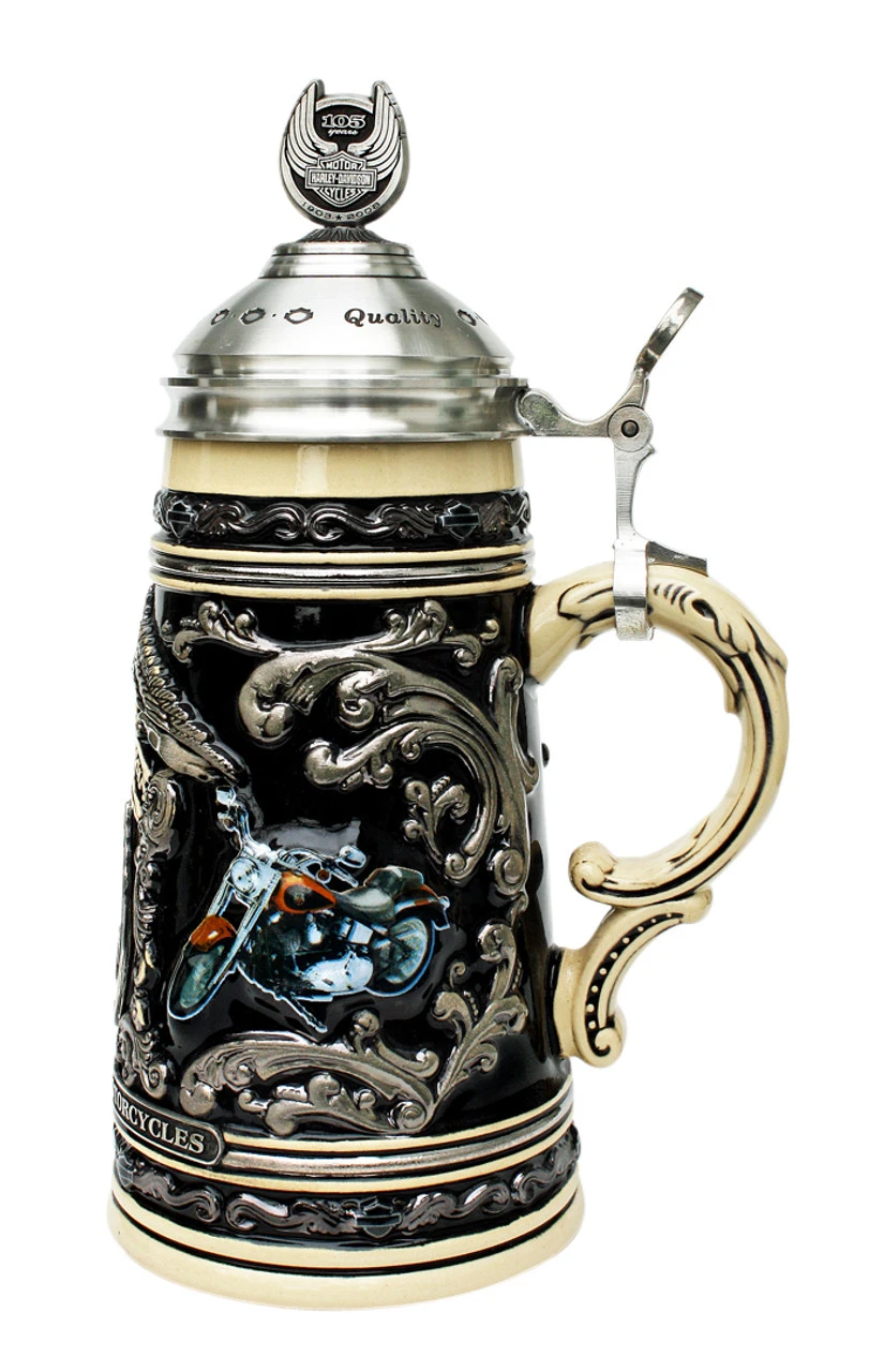 Harley Davidson 105th Anniversary Beer Stein 4 Harley Davidson 105th Anniversary Beer Stein - Image 2