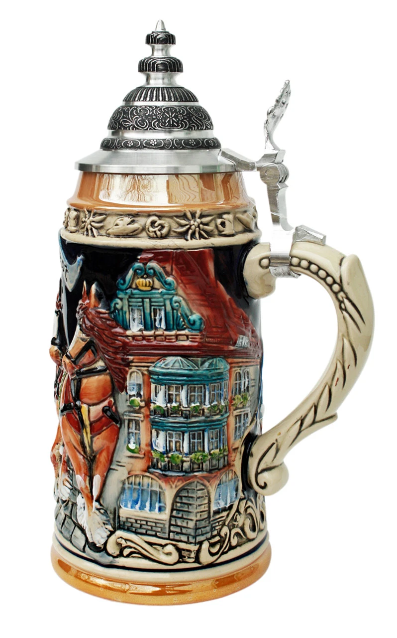 Oktoberfest Beer Wagon Stein 1 Liter 4 Oktoberfest Beer Wagon Stein 1 Liter - Image 2
