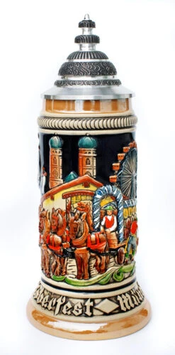 Oktoberfest Beer Wagon Stein 6 Oktoberfest Beer Wagon Stein -Beer Stein Store Oktoberfest Beer Wagon Stein Gold Multi ZB1670996 Fnt SM 50676.1516298416