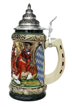 Oktoberfest Clydesdales Beer Wagon Stein 0.75 Liter 7 Oktoberfest Clydesdales Beer Wagon Stein 0.75 Liter -Beer Stein Store Oktoberfest Clydesdales Beer Wagon Stein RS SM 56166.1443205946