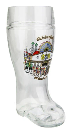 Oktoberfest Munich Glass Beer Boot 1 Liter