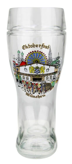 Oktoberfest Munich Glass Beer Boot 1 Liter 10 Oktoberfest Munich Glass Beer Boot 1 Liter -Beer Stein Store Oktoberfest Munich Glass Beer Boot 1 Liter GS2810OF FNT SM 70757.1697747075