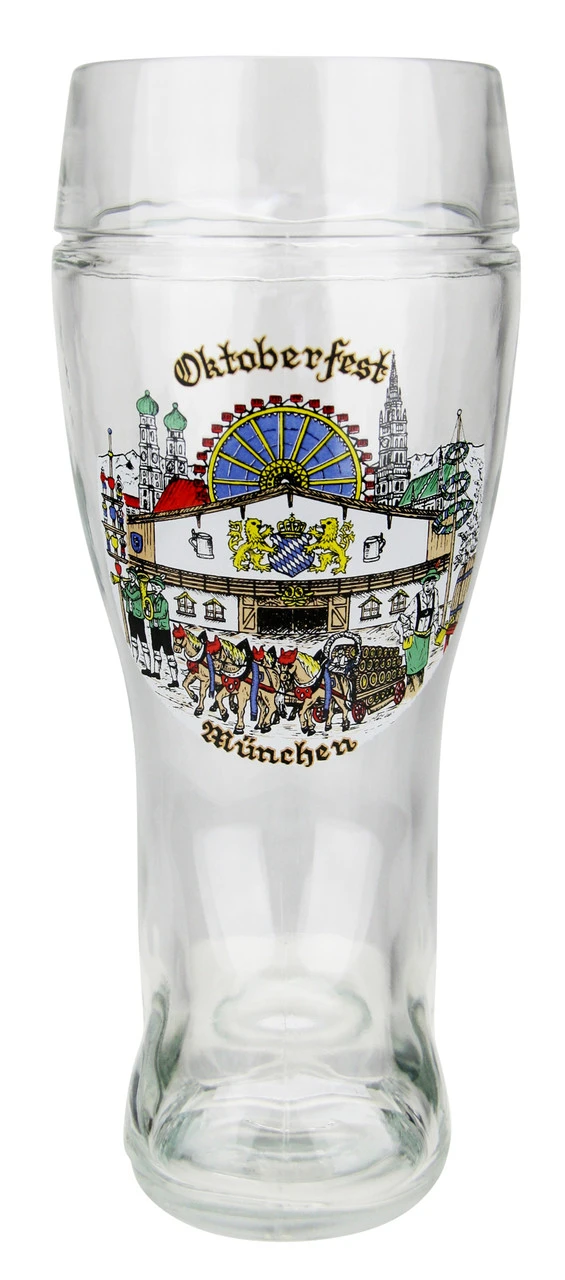 Oktoberfest Munich Glass Beer Boot 1 Liter 5 Oktoberfest Munich Glass Beer Boot 1 Liter - Image 3