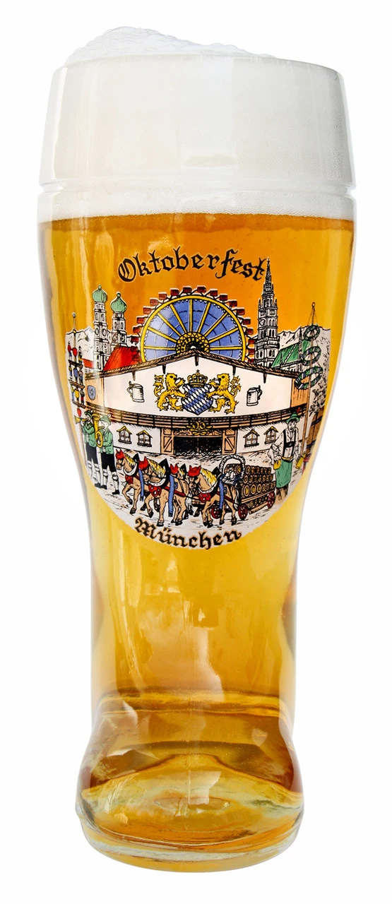 Oktoberfest Munich Glass Beer Boot 1 Liter 4 Oktoberfest Munich Glass Beer Boot 1 Liter - Image 2