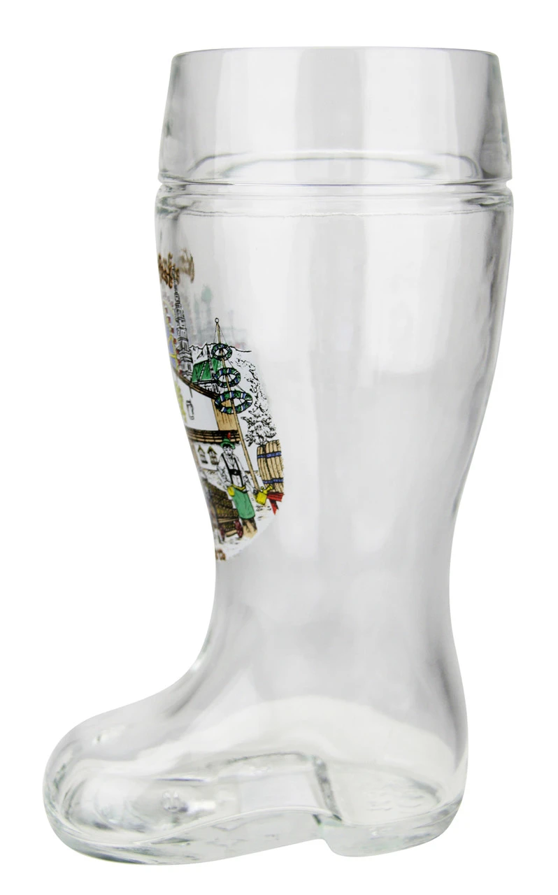 Oktoberfest Munich Glass Beer Boot 1 Liter 6 Oktoberfest Munich Glass Beer Boot 1 Liter - Image 4
