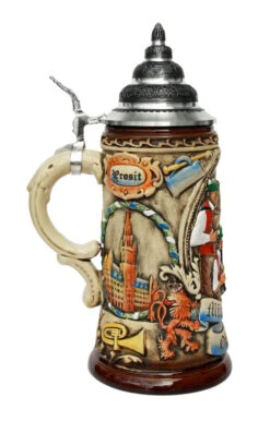 Oktoberfest Oompah Band Beer Stein Brown Rustic 7 Oktoberfest Oompah Band Beer Stein Brown Rustic -Beer Stein Store Oktoberfest Oompah Band Beer Stein Brown Rustic K202 2BR LS SM 05067.1448471815