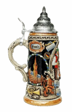 Oktoberfest Oompah Band Beer Stein 6 Oktoberfest Oompah Band Beer Stein -Beer Stein Store Oktoberfest Oompah Band Beer Stein K202 2 LS SM 82642.1395862062