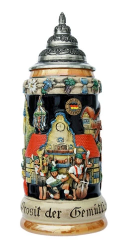 Oktoberfest Panorama Beer Stein 6 Oktoberfest Panorama Beer Stein -Beer Stein Store Oktoberfest Panorama Beer Stein K200 O FNT SM 25192.1395936873