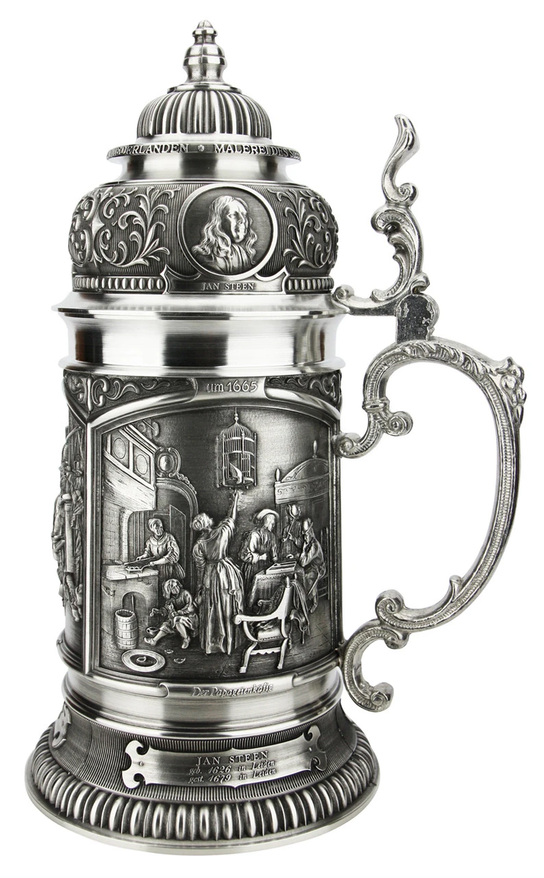 Old Dutch Masters Pewter Beer Stein 7 Old Dutch Masters Pewter Beer Stein - Image 5