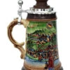 Old Heidelberg Beer Stein With Wood Lid -Beer Stein Store Old Heidelberg Wooden Lid Beer Stein K465H LS SM 74760.1401733868