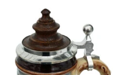 Old Rothenburg Beer Stein With Wood Lid 9 Old Rothenburg Beer Stein With Wood Lid -Beer Stein Store Old Rothenburg Wooden Lid Beer Stein K465R Detail SM 97097.1401734063