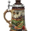 Old Rothenburg Beer Stein With Wood Lid 1 Old Rothenburg Beer Stein With Wood Lid -Beer Stein Store Old Rothenburg Wooden Lid Beer Stein K465R LS SM 45678.1401734068