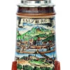 Old Salzburg Beer Stein With Wood Lid 1 Old Salzburg Beer Stein With Wood Lid -Beer Stein Store Old Salzburg Beer Stein K465HS FNT SM 66948.1401398652