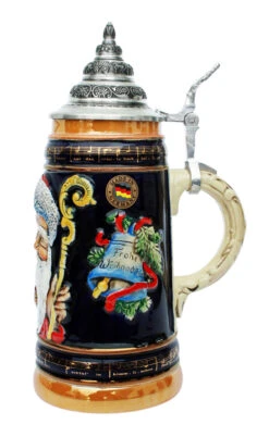 Old World Santa Silent Night Beer Stein 7 Old World Santa Silent Night Beer Stein -Beer Stein Store Old World Santa Silent Night Beer Stein K04 RS SM 65590.1412178582
