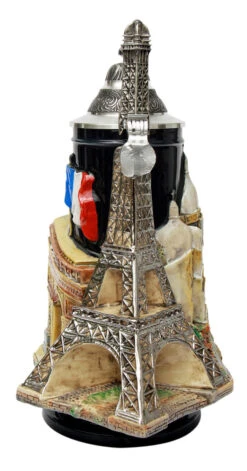 Paris France 3D Beer Stein 13 Paris France 3D Beer Stein -Beer Stein Store Paris France 3D Beer Stein K3963 Back SM 84295.1417710008