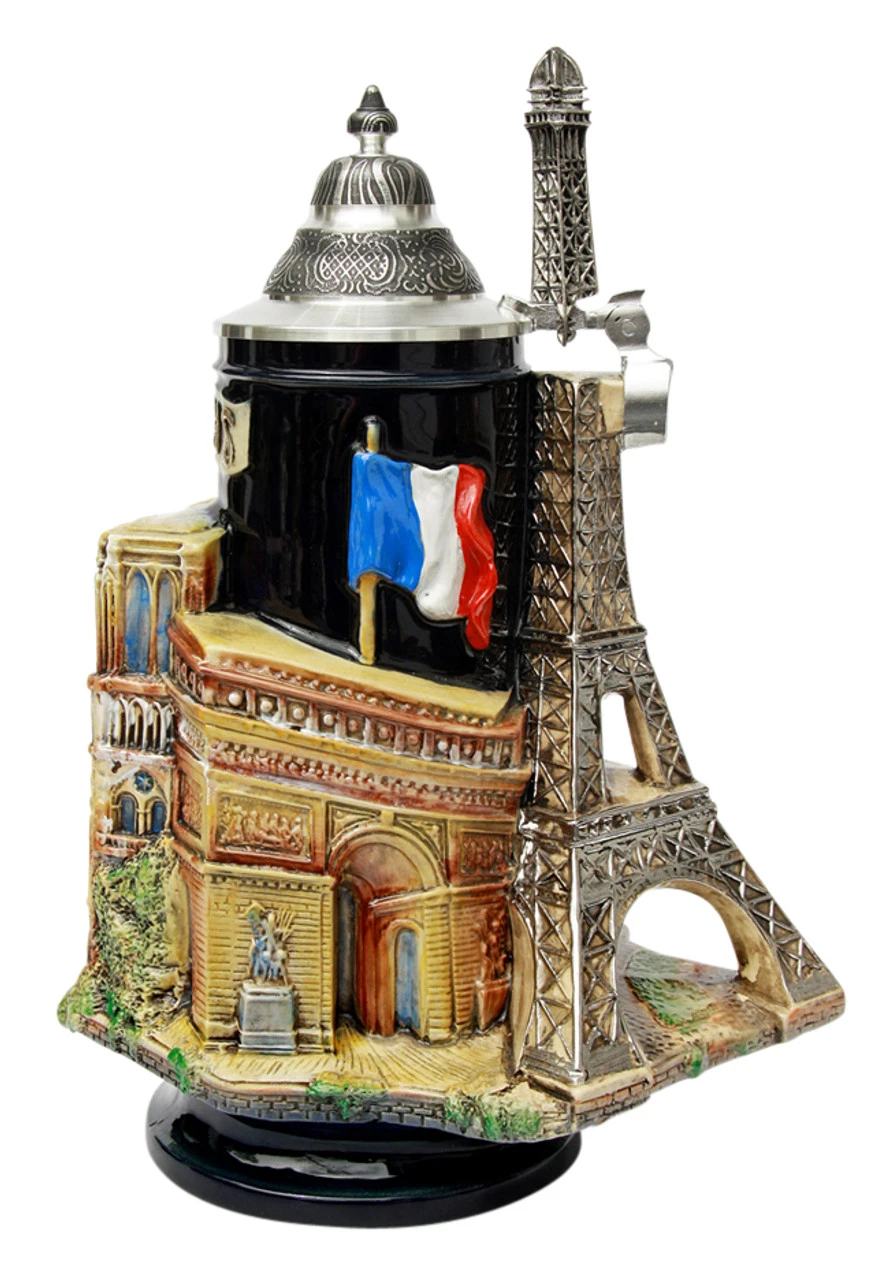 Paris France 3D Beer Stein 6 Paris France 3D Beer Stein - Image 4