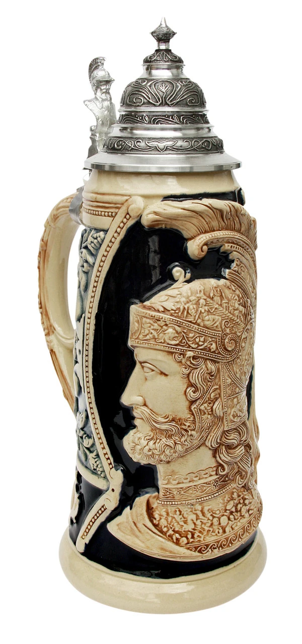 King Limitaet 2003 | Peter Duemler Ares Trojan War Antique Style Beer Stein 4 King Limitaet 2003 | Peter Duemler Ares Trojan War Antique Style Beer Stein - Image 2