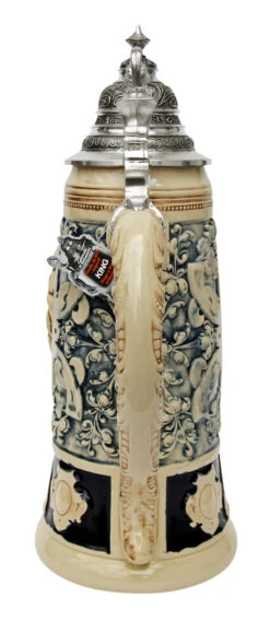 King Limitaet 2003 | Peter Duemler Ares Trojan War Antique Style Beer Stein 10 King Limitaet 2003 | Peter Duemler Ares Trojan War Antique Style Beer Stein -Beer Stein Store Peter Duemler Ares Trojan War Limitat 2003 Beer Stein Cobalt K2033E Back SM 36026.1446391422