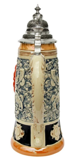 King Limitaet 2003 | Peter Duemler Ares Trojan War Handpainted Beer Stein 10 King Limitaet 2003 | Peter Duemler Ares Trojan War Handpainted Beer Stein -Beer Stein Store Peter Duemler Ares Trojan War Limitat 2003 Beer Stein K2033B Back SM 16681.1446391552