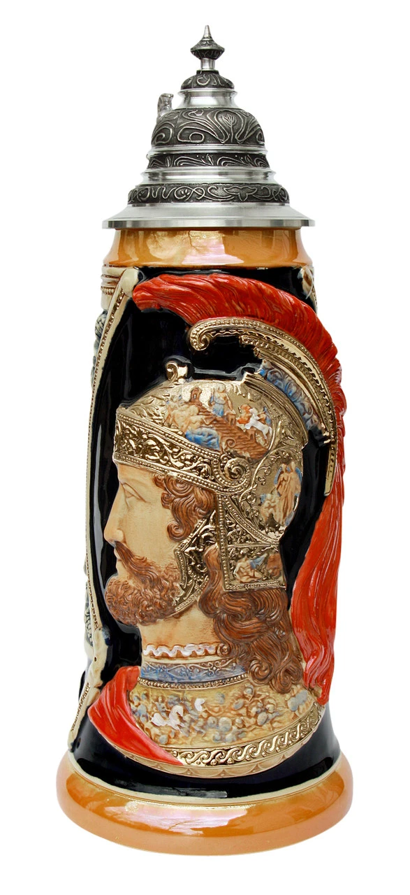 King Limitaet 2003 | Peter Duemler Ares Trojan War Handpainted Beer Stein 3 King Limitaet 2003 | Peter Duemler Ares Trojan War Handpainted Beer Stein