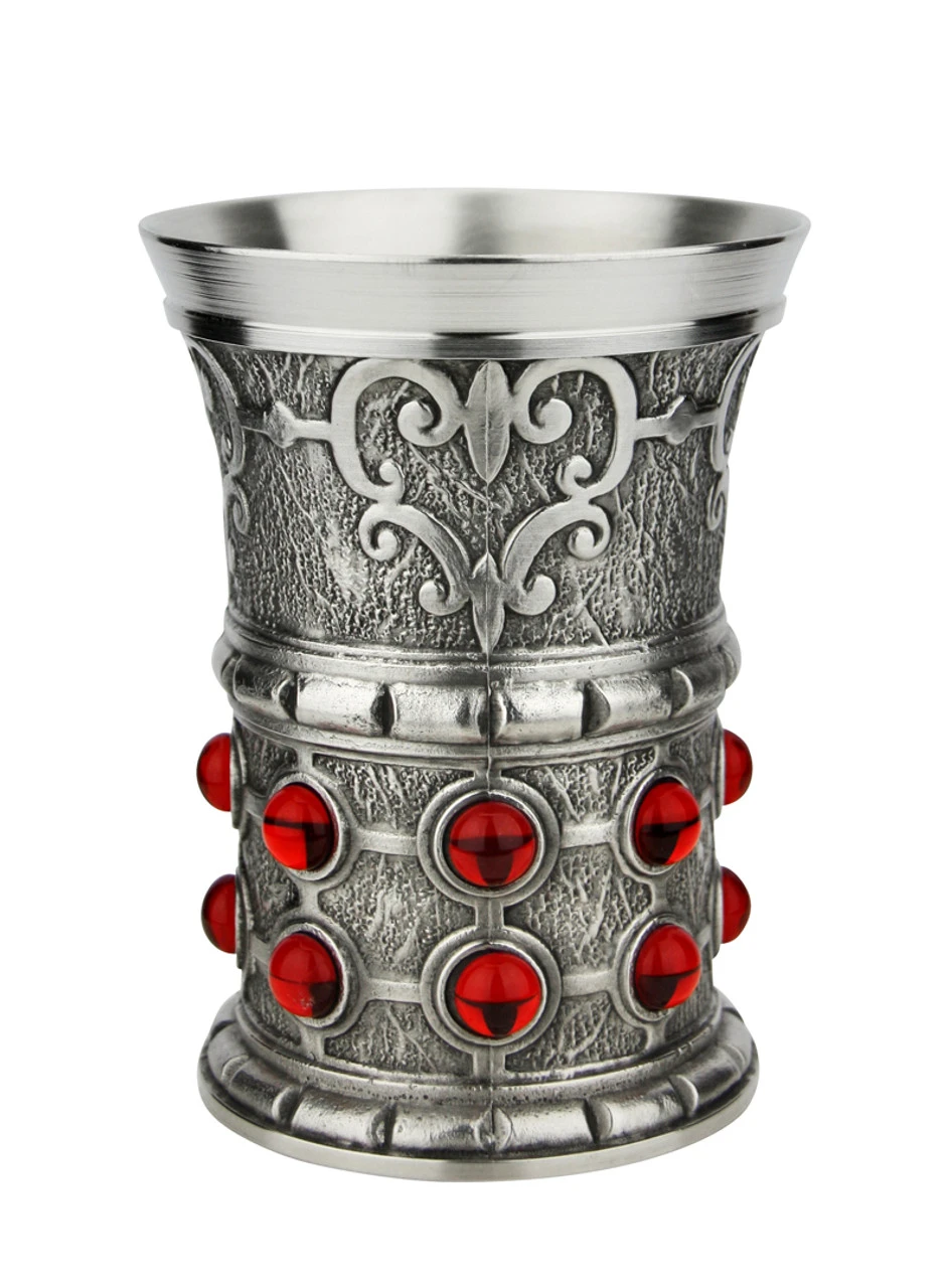 Pewter Rubin Swarovski Chalice Cup 3 Pewter Rubin Swarovski Chalice Cup