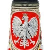 Polska Beer Stein Rustic 1 Polska Beer Stein Rustic -Beer Stein Store Polska Poland Beer Stein K307RUP FNT SM 25586.1443205922
