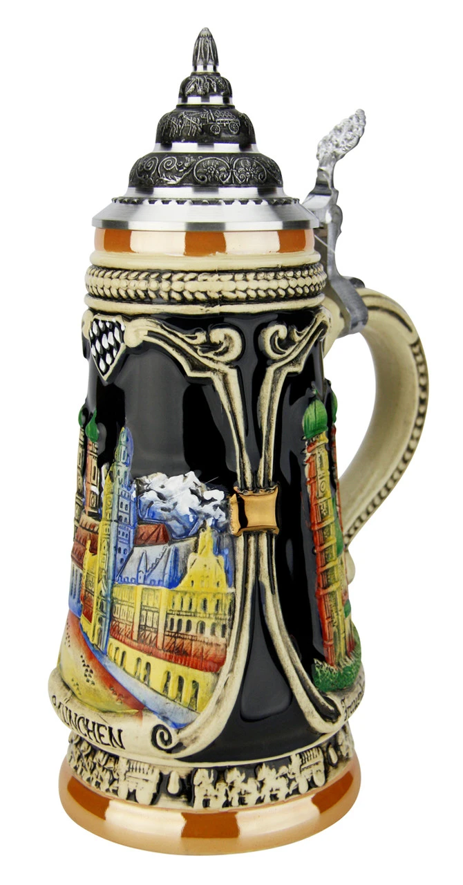 Portraits Of Munich Hand Painted Beer Stein - Image 5