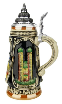 Portraits Of Munich Hand Painted Beer Stein -Beer Stein Store Portraits of Munich Hand Painted Beer Stein K303MN RS SM 25985.1592241217
