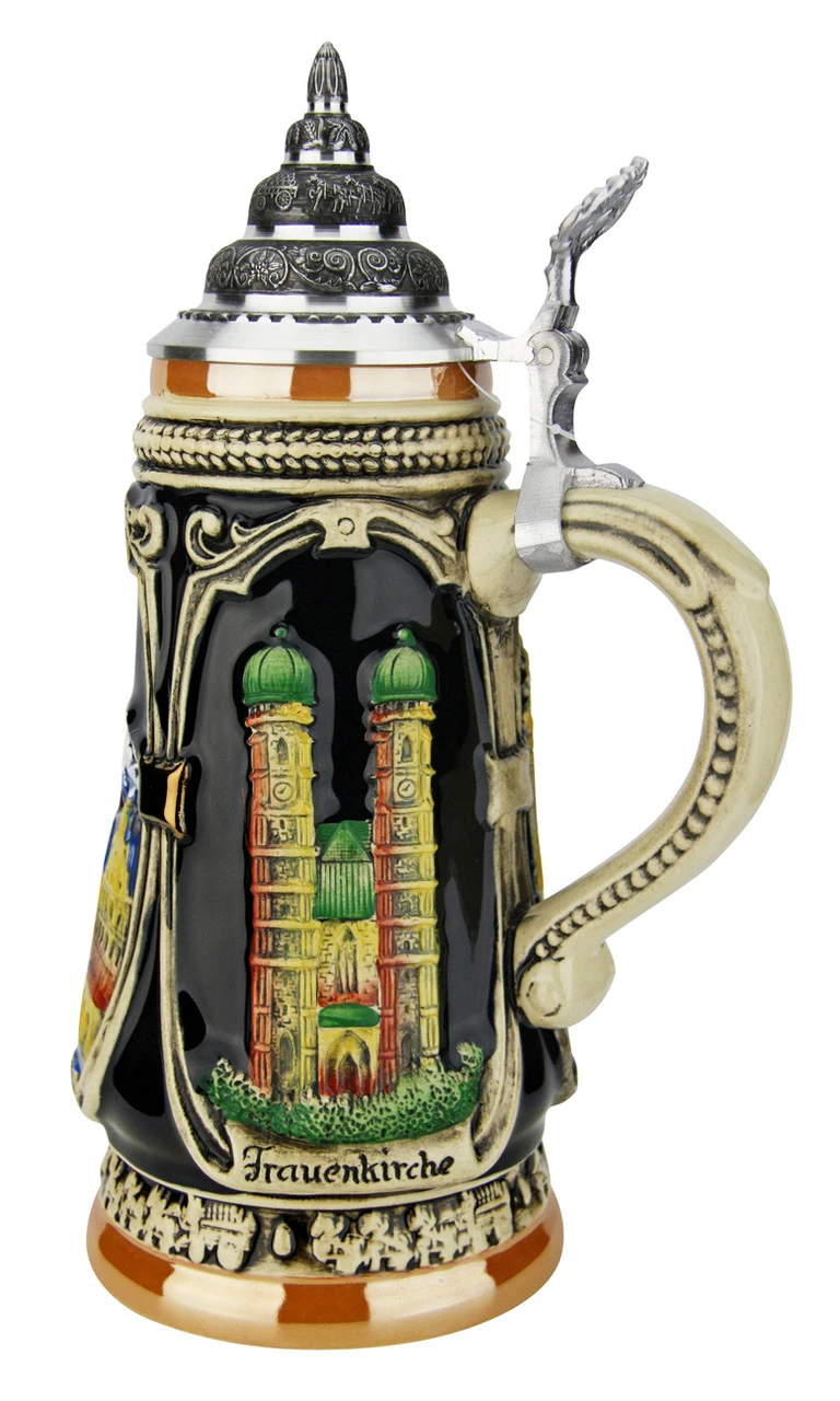 Portraits Of Munich Hand Painted Beer Stein - Image 4