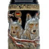 Power Of The Pack Wolf Beer Stein 1 Power Of The Pack Wolf Beer Stein -Beer Stein Store Power of the Pack Cobalt K955 FNT SM 38496.1401735949