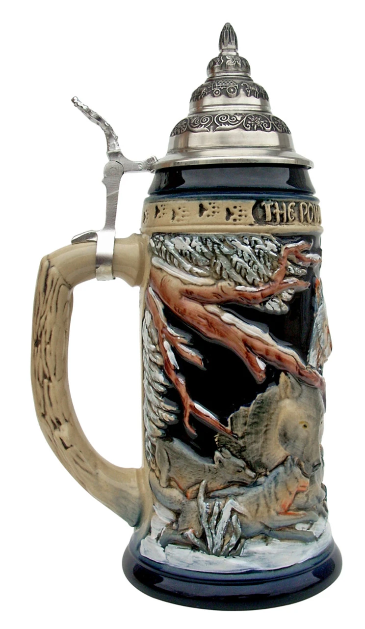 Power Of The Pack Wolf Beer Stein 4 Power Of The Pack Wolf Beer Stein - Image 2