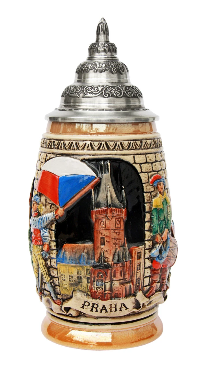 Prague Beer Stein 3 Prague Beer Stein