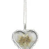 Real Edelweiss Heart Shaped Pendant German Necklace 2 Real Edelweiss Heart Shaped Pendant German Necklace -Beer Stein Store Real Edelweiss Heart Shaped Pendant German Necklace SM 56052.1507138449