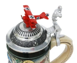 Red Baron Commemorative Beer Stein 9 Red Baron Commemorative Beer Stein -Beer Stein Store Red Baron Plane Beer Stein KT1000BF Detail SM 26717.1401398875